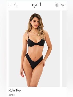 Nyud swim  Bikini top